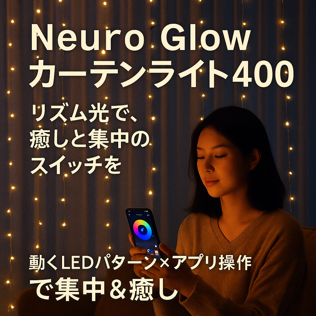 iconic スマートLEDカーテンライト